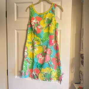 EUC Lilly Pulitzer Floral Sleeveless Dress Size 4